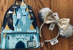 Loungefly Disney Parks Cinderella Castle & Mouse Ears