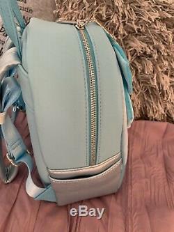 Loungefly Disney Princess Cinderella Blue Carrage Mini Backpack Bag NEW