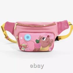 Loungefly Disney Princess Cinderella Gus Gus Sewing Fanny Pack & Coin Pouch New