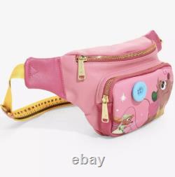 Loungefly Disney Princess Cinderella Gus Gus Sewing Fanny Pack & Coin Pouch New