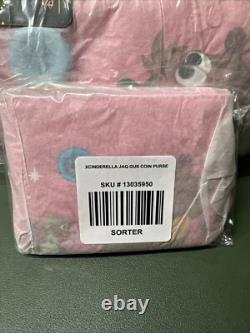 Loungefly Disney Princess Cinderella Gus Gus Sewing Fanny Pack & Coin Pouch New