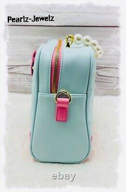 Loungefly Disney Princess Cinderella Pearl Handbag Purse Crossbody Bag NWT