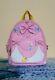 Loungefly Disney Princess Cinderella Pink Dress Mini Backpack 70th Anniversary