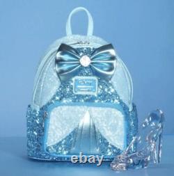 Loungefly Exclusive- Disney Cinderella Sequin Mini Backpack IN HAND