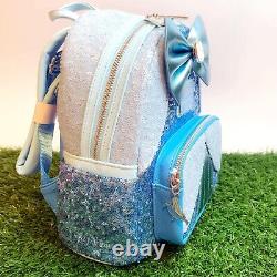 Loungefly Exclusive Disney Cinderella Sequin Mini Backpack (NEW WITH TAG)