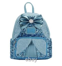 Loungefly Sequin Cinderella Mini Backpack Princess NWWT