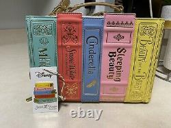Loungefly Stitch Shoppe Disney Princess Books Leather Handbag LE