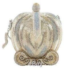 Mary Frances SOLD OUT Disney Cinderella Fairy Tale Carriage Beaded Top Handl Bag