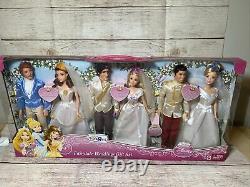 Mattel Barbie Disney Princess Fairytale Weddings Giftset X5365 NEW
