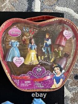 Mattel Disney Princess Favorite Moments Belle Snow White Cinderella Playsets Lot