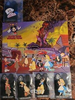 Mickeys Super Star Trading Team LE 2500 Complete With Card And 5 Pins