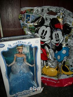 NEW 2013 DISNEY Deluxe CINDERELLA Doll 17 LIMITED EDITION With BAG