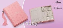 NEW 2026 Disney Parks Pandora Princess Storybook Pink Jewelry Box Book