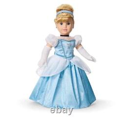 NEW American Girl Disney Princess CINDERELLA 18 DOLL + Gown Glass Slippers NIB