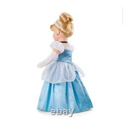 NEW American Girl Disney Princess CINDERELLA 18 DOLL + Gown Glass Slippers NIB