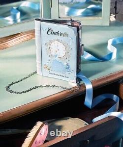 NEW! Authentic Disney ALDO Cinderella Story Book 2 Clutch Pouch Crossbody Bag LE