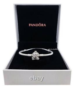 NEW Authentic PANDORA Disney Cinderella Pumpkin Coach Charm Bracelet 599190C01