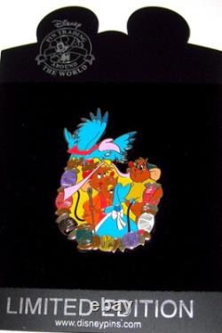 NEW Cinderella Bluebird LE 100 Disney Pin Mice Jaq Suzy Gus Mouse Sew Bird RARE