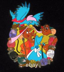 NEW Cinderella Bluebird LE 100 Disney Pin Mice Jaq Suzy Gus Mouse Sew Bird RARE