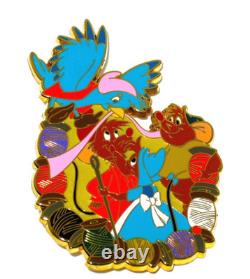 NEW Cinderella Bluebird LE 100 Disney Pin Mice Jaq Suzy Gus Mouse Sew Bird RARE