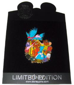NEW Cinderella Bluebird LE 100 Disney Pin Mice Jaq Suzy Gus Mouse Sew Bird RARE