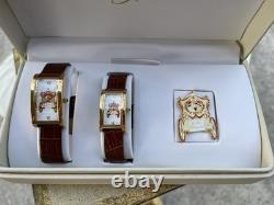 NEW DISNEY FAIRYTALE WEDDING/HONEYMOON His/Hers Watches Pin Cinderella Carriage