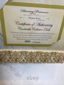 NEW Disney 11 Limited Edition Designer Princess Doll-Cinderella 2011-COA ERGS