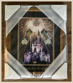NEW Disney 2015 GenEARation D Cinderella Castle Framed Pin Set LIMITED EDITION