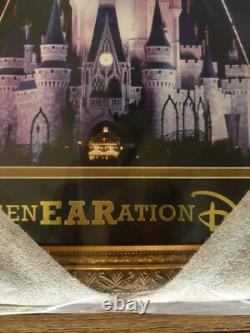 NEW Disney 2015 GenEARation D Cinderella Castle Framed Pin Set LIMITED EDITION