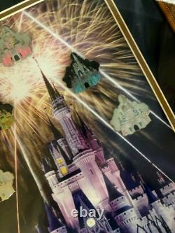 NEW Disney 2015 GenEARation D Cinderella Castle Framed Pin Set LIMITED EDITION