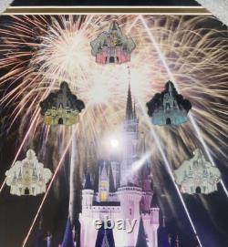 NEW Disney 2015 GenEARation D Cinderella Castle Framed Pin Set LIMITED EDITION