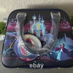 NEW Disney Cinderella Castle Loungefly Crossbody Bag 8.5x10.5x5 Rare Collectible