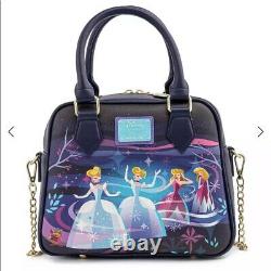 NEW Disney Cinderella Castle Loungefly Crossbody Bag 8.5x10.5x5 Rare Collectible