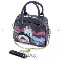 NEW Disney Cinderella Castle Loungefly Crossbody Bag 8.5x10.5x5 Rare Collectible