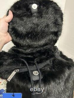 NEW Disney Cinderella Danielle Nicole Lucifer Cat Backpack Faux Fur NWT