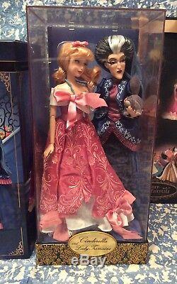 NEW Disney Cinderella & Lady Tremaine Designer Doll Set Limited LE Princess RARE