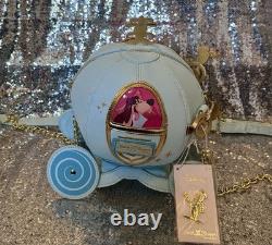 NEW Disney Cinderella Loungefly Crossbody Purse Stitch Shoppe Pumpkin Carriage