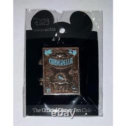 NEW Disney D23 Fairy Tale Princess Closing Title Book Cinderella Pin Storybook