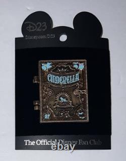 NEW Disney D23 Fairy Tale Princess Closing Title Book Cinderella Pin Storybook