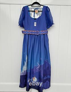 NEW Disney Dress Womens XL Blue Cinderella Castle Her Universe Ashley Taylor