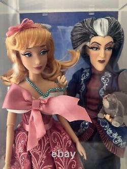 NEW Disney Fairytale Designer Cinderella & Lady Tremaine Doll Set Limited LE