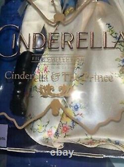 NEW Disney Film Collection Rare Cinderella Prince Charming Wedding 2 Doll Set