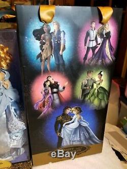 NEW Disney Limited Edition Designer Fairytale Cinderella & Prince Charming Dolls