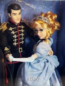 NEW Disney Limited Edition Designer Fairytale Cinderella & Prince Charming Dolls