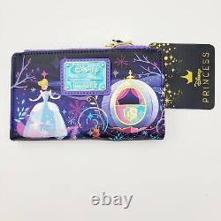 NEW Disney Loungefly Cinderella Castle Mini Backpack & Wallet Set Princess Bag