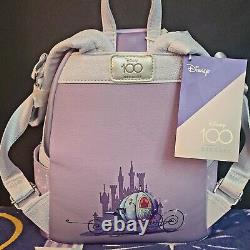NEW Disney Parks 100 Decades 1950s Cinderella Loungefly Backpack Park Rags Gown