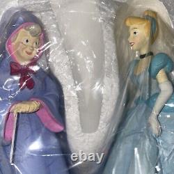NEW Disney Parks Animated Classics Cinderella & Fairy Godmother RARE Statue