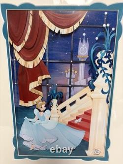 NEW Disney Parks Deluxe Print 14x18 Cinderella'Here Comes Midnight' Ryan Riller