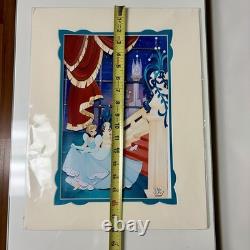 NEW Disney Parks Deluxe Print 14x18 Cinderella'Here Comes Midnight' Ryan Riller