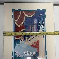 NEW Disney Parks Deluxe Print 14x18 Cinderella'Here Comes Midnight' Ryan Riller